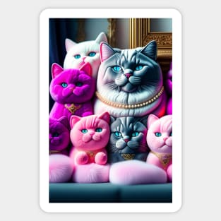 British Shorthair Theme Sticker